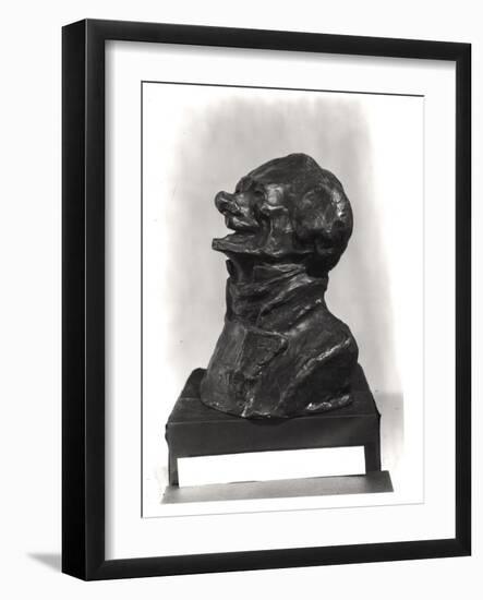 Bust of Charles Philipon (1800-62), c.1833-Honore Daumier-Framed Giclee Print