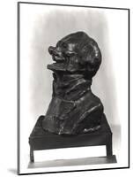Bust of Charles Philipon (1800-62), c.1833-Honore Daumier-Mounted Giclee Print