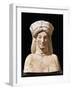 Bust of Chthonic Deity with Polos Crown, Terracotta Statue-null-Framed Giclee Print