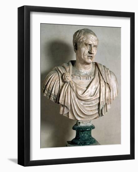 Bust of Cicero, Roman, 1st Century BC-null-Framed Giclee Print