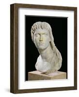 Bust of Cleopatra II (172-116 BC) or Her Daughter of Cleopatra III (141-101 BC)-null-Framed Giclee Print