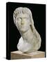 Bust of Cleopatra II (172-116 BC) or Her Daughter of Cleopatra III (141-101 BC)-null-Stretched Canvas