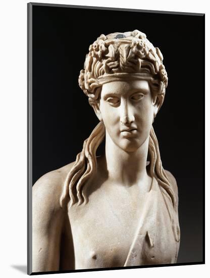 Bust of Dionysus, Copy from Greek Original by Praxiteles-null-Mounted Giclee Print