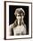 Bust of Dionysus, Copy from Greek Original by Praxiteles-null-Framed Giclee Print