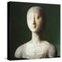 Bust of Eleonora of Aragon-Francesco Laurana-Stretched Canvas