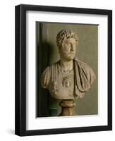 Bust of Emperor Hadrian-Roman-Framed Giclee Print