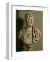 Bust of Emperor Hadrian-Roman-Framed Giclee Print