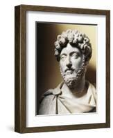 Bust of Emperor Marcus Aurelius-null-Framed Giclee Print