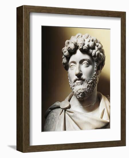 Bust of Emperor Marcus Aurelius-null-Framed Giclee Print