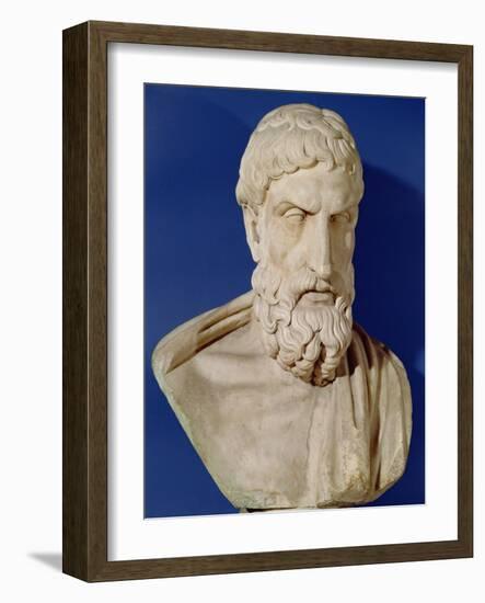 Bust of Epicurus-null-Framed Giclee Print