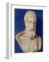 Bust of Epicurus-null-Framed Giclee Print