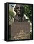 Bust of George Washington, George Washington University, Washington D.C., USA-Hodson Jonathan-Framed Stretched Canvas