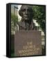 Bust of George Washington, George Washington University, Washington D.C., USA-Hodson Jonathan-Framed Stretched Canvas