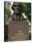 Bust of George Washington, George Washington University, Washington D.C., USA-Hodson Jonathan-Stretched Canvas
