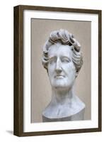 Bust of Georges Cuvier (1769-1832) (Marble)-Pierre Jean David d'Angers-Framed Giclee Print