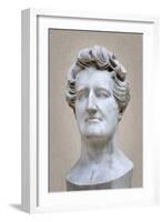 Bust of Georges Cuvier (1769-1832) (Marble)-Pierre Jean David d'Angers-Framed Giclee Print