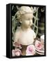 Bust of Girl Beside Crockery and Roses-Elke Borkowski-Framed Stretched Canvas