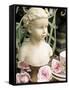 Bust of Girl Beside Crockery and Roses-Elke Borkowski-Framed Stretched Canvas