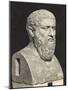 Bust of Grecian Philosopher Plato-null-Mounted Photographic Print