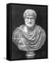 Bust of Greek Philosopher Aristotle-null-Framed Stretched Canvas