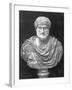 Bust of Greek Philosopher Aristotle-null-Framed Photographic Print