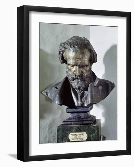 Bust of Guiseppe Verdi-Vincenzo Gemito-Framed Giclee Print