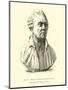 Bust of Henri Van Der Noot, Belgian Revolutionary-null-Mounted Giclee Print