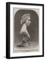 Bust of Her Royal Highness the Princess Alice, by Mrs Thornycroft-null-Framed Giclee Print