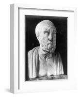 Bust of Hippocrates-null-Framed Giclee Print