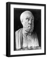 Bust of Hippocrates-null-Framed Giclee Print