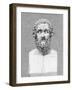 Bust of Homer, Ancient Greek Poet-George Cooke-Framed Photographic Print