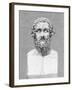 Bust of Homer, Ancient Greek Poet-George Cooke-Framed Photographic Print