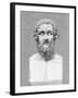 Bust of Homer, Ancient Greek Poet-George Cooke-Framed Photographic Print