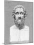 Bust of Homer, Ancient Greek Poet-George Cooke-Mounted Photographic Print