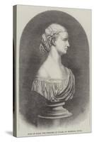 Bust of Hrh the Princess of Wales-Marshall Wood-Stretched Canvas