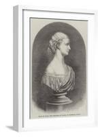 Bust of Hrh the Princess of Wales-Marshall Wood-Framed Giclee Print