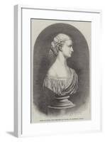 Bust of Hrh the Princess of Wales-Marshall Wood-Framed Giclee Print