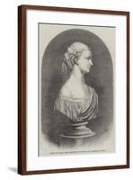 Bust of Hrh the Princess of Wales-Marshall Wood-Framed Giclee Print