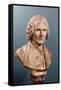 Bust of Jean-Jacques Rousseau (1712-78)-Jean-Antoine Houdon-Framed Stretched Canvas