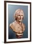 Bust of Jean-Jacques Rousseau (1712-78)-Jean-Antoine Houdon-Framed Giclee Print