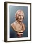 Bust of Jean-Jacques Rousseau (1712-78)-Jean-Antoine Houdon-Framed Giclee Print