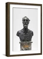 Bust of Jules Dalou, 1883-Auguste Rodin-Framed Giclee Print