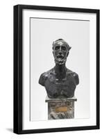 Bust of Jules Dalou, 1883-Auguste Rodin-Framed Giclee Print