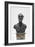 Bust of Jules Dalou, 1883-Auguste Rodin-Framed Giclee Print