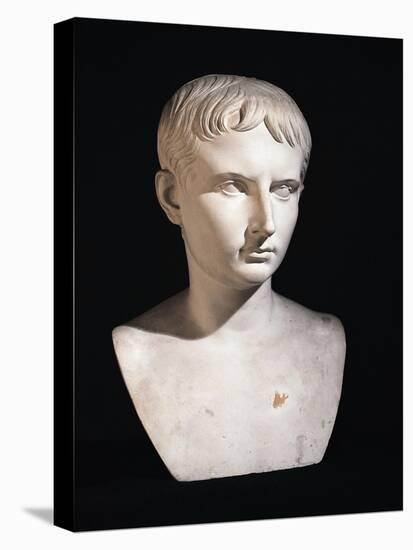 Bust of Julius Caesar as Boy, from Leiden, Netherlands B.C.-null-Stretched Canvas