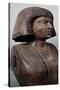 Bust of Ka'Aper's Wife, Wooden Statue, from Mastaba-null-Stretched Canvas