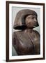 Bust of Ka'Aper's Wife, Wooden Statue, from Mastaba-null-Framed Giclee Print