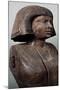 Bust of Ka'Aper's Wife, Wooden Statue, from Mastaba-null-Mounted Giclee Print