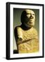 Bust of King or Priest, Statue from Mohenjo-Daro, Pakistan, Indus Valley Civilization-null-Framed Giclee Print