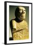 Bust of King or Priest, Statue from Mohenjo-Daro, Pakistan, Indus Valley Civilization-null-Framed Giclee Print